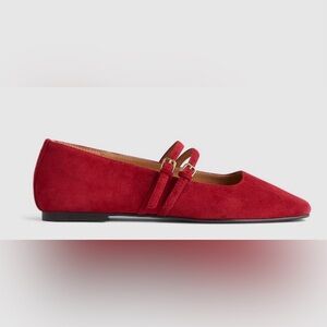 Madewell Greta Double-Strap Ballet Flats – Red – NWB – Size 6